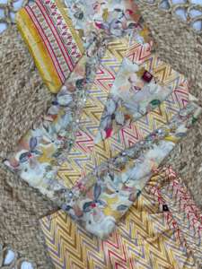 Traje Premium de Seda Zarna con Pantalón Estampado en Zig-Zag - Product Image 1