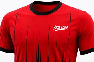 Ensemble de maillot de football unisexe sublimé, manches courtes, col rond, évacuation de l'humidité, coupe athlétique, logo personnalisé - Product Image 6