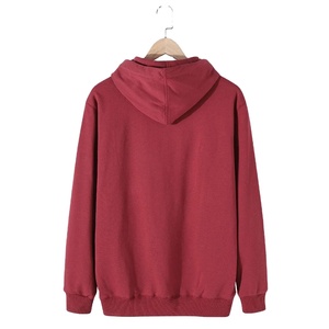 Sweat-shirt à capuche décontracté pour homme en gros, avec impression personnalisable, 100% coton molletonné, design court, streetwear - Product Image 2