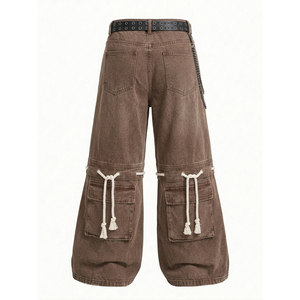 กางเกงคาร์โก้ผู้ชายลำลองปี 2026 สกรีนโลโก้ได้ตามต้องการ ติดกระดุม ผ้าฝ้ายน้ำหนักเบา กันลม คุณภาพสูง สไตล์สตรีทแวร์ - Product Image 2