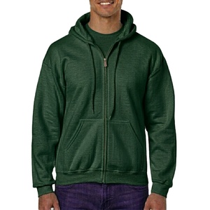 Sudadera con capucha y cremallera para hombre, estilo casual deportivo, a la moda, de corte regular, manga larga, forro polar, cortavientos - Product Image 1