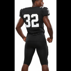 Uniforme d'entraînement de football américain par sublimation 2026, manches courtes, personnalisable, 100 % polyester, pour adultes et jeunes, vente en gros - Product Image 4