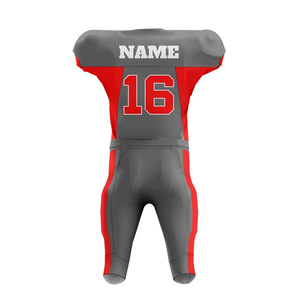 New Arrival Breathable Plus Size Short Printed American Football Uniform Wholesale Price Latest Design Set - Product Image 3