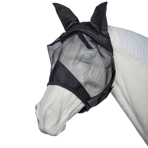 Breathable Full Face Quiet Ride <b>Mesh</b> Horse Fly Cover with Ears Protection Comfort Horse Face <b>Net</b> Prevent Bridle and Rein - Product Image 5