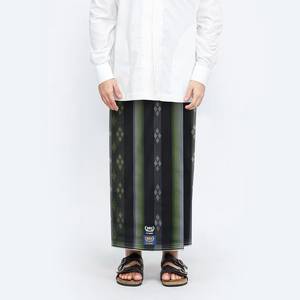 BHS Classic Gold DKA Sarong Lungi Lungi Pants for <b>Men</b> Mercerized Mix Breathable East Java Origin Prayer & Daily Use - Product Image 3