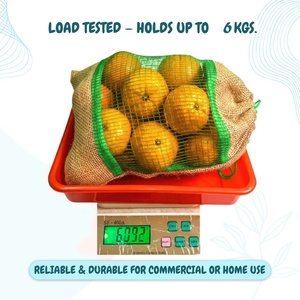 Bolsas de Yute Reutilizables Ecológicas para Productos Agrícolas con Cordón, Malla Transpirable para Almacenamiento de Frutas y Verduras, Bolsa de Compras Libre de Plástico - Product Image 6