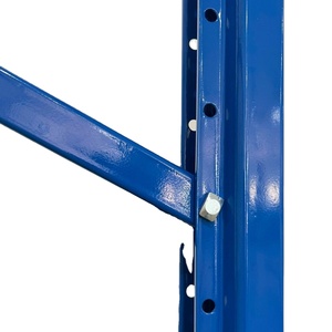 Heavy Loading Capacity Upright Pallet <b>Racking</b> Column Stacking Racks <b>Shelves</b> Warehouse Storage Corrosion Protection CE Certified - Product Image 1