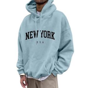 Sudadera con Capucha Personalizada para Hombre, Talla Grande, de Algodón y Felpa, Informal, Impermeable, Transpirable, Ecológica, Estilo Invernal - Product Image 3