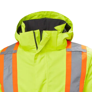 Veste de travail Ranin 2026 à haute visibilité, imperméable, avec LED clignotantes, manches longues et vêtements de travail pour la construction - Product Image 3