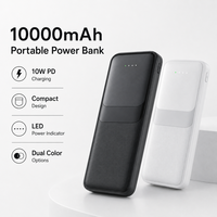 Banco de Energía Portátil de 10000 mAh, Cargador Ligero con Logotipo Personalizado al por Mayor para Senderismo, Actividades al Aire Libre y Teléfonos, Uso Global