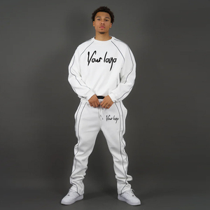 Men Casual Gym <b>Tracksuit</b> Modern Sportswear Jogging Suit Breathable Training Active Wear Street Set - Product Image 5