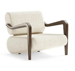 Canapé en teck massif à profil bas avec pieds courts robustes et coussin épais et confortable pour un espace relaxant - Product Image 1