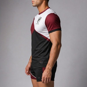 Wholesale Rugby Uniform <b>Cheap</b> Price Premium Quality Breathable <b>Light</b> Weight Custom Logo OEM Serviced Unisex Heat-Transfer - Product Image 4