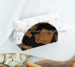 2025 Top Selling Blue <b>Resin</b> Epoxy Napkin Holder Modern Art Angel Style for Home Dining Room Kitchen Ornements and <b>Gifts</b> - Product Image 6