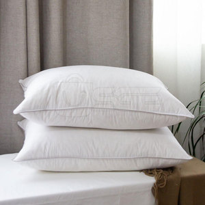 Oreiller moderne de haute qualité en duvet massif avec housse en coton biologique, écologique pour la maison et l'hôtellerie - Product Image 3
