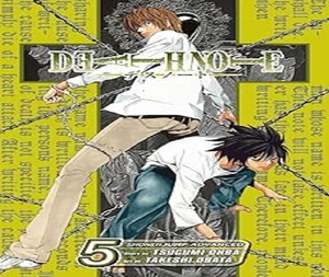 เดธโน้ต เล่ม 5 หนังสือโดยสึคุมิ โอฮะ หนังสือภาษาอังกฤษปกอ่อน คอลเลกชันนิยายอะนิเมะและมังงะ - Product Image 1