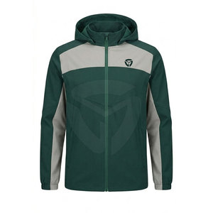 Combinaison coupe-vent haute performance pour homme, panneaux réfléchissants durables, idéale pour le cyclisme, le jogging, les activités de plein air et les voyages - Product Image 2