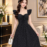 Gaun Pleated Kasual Wanita Elegan, Pinggang Alami, Slim Fit, Tanpa Tali, Bahan Chiffon, Dapat Dicuci, Harga Pabrik, Dapat Dipesan Sesuai Keinginan