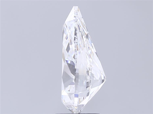 Diamant en forme de poire de 5 carats, brillant, D VS2, certifié IGI, pierre non montée, triple excellente taille, symétrie parfaite pour bijoux sur mesure - Product Image 2