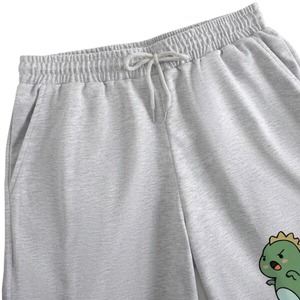 Shorts de sport molletonnés surdimensionnés pour hommes avec logo personnalisé, respirants, épais, pour l'entraînement, le sport et le streetwear, ajustables - Product Image 3