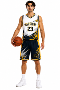 Conjunto de Uniformes de Baloncesto de Alta Calidad con Logotipo Personalizado para Equipos, Ropa Deportiva de Baloncesto que Absorbe la Humedad - Product Image 3