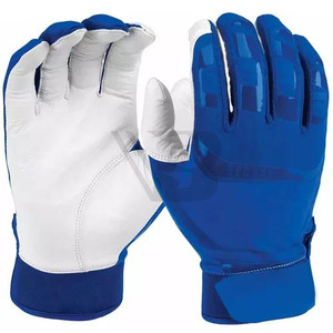 High Quality Customizable Soft Cabretta Leather Baseball Gloves Breathable Comfortable Pink <b>Blue</b> Batting Gloves Custom Fit 2026 - Product Image 1