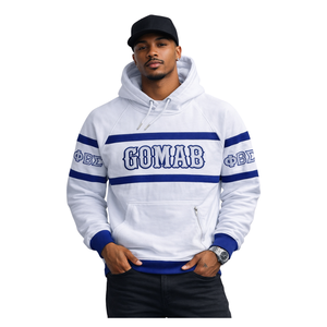 Sudadera con Capucha Blanca Phi Beta Sigma GOMAB, Ropa de Fraternidad Griega con Gráficos Audaces, Comodidad Premium y Estilo para el Día a Día - Product Image 1