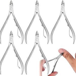 Premium Stainless Steel Lap Joint Cuticle Nipper with Single Spring and Sharp Precision Cutting Blades - Product Image 1