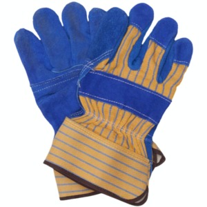 Gants de travail en coton à doigts entiers, rayés jaunes, protection extérieure, unisexe, toutes saisons - Product Image 4