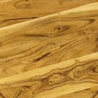 Großhandel Luxuriöses Rundes Holz-Serviertablett mit Goldenen Palmenholzgriffen für Hotel und Restaurant, Elegantes Akazienholz-Geschirr