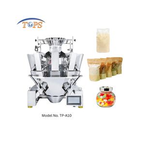 Empaquetadora automática de gránulos de caramelo de azúcar de pesadora multicabezal de 10 cabezales de alta calidad - Product Image 1