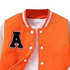 Vestes Lettermen les plus vendues en ligne au meilleur prix, service OEM, teinture unie, faible MOQ - Product Image 6