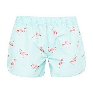 2025 pantalones cortos de algodón transpirables de cintura alta de talla grande personalizados al por mayor para mujeres niñas cierre de cordón informal colores personalizados - Product Image 1