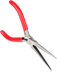 Jewelry Making Hand Tools Black Stainless Steel 6-Inch Extra <b>Long</b> Needle <b>Nose</b> Pliers Essential Jewelry Tools & Equipment - Product Image 1