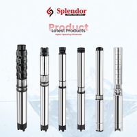 Système de pompe à eau solaire submersible DC SS de 3 pouces, pompes submersibles verticales haute performance avec panneau solaire et contrôleur