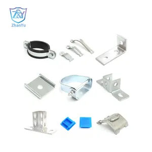 8 Hole 90 Degree Steel Reinforced Ceiling Hanging Clip For SCP Strut Channel Steel Link Angle Code