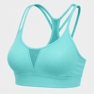Plus Size Fitness Sports Bra Seamless Wirefree Padded Breathable Yoga Gym Activewear Bra OEM Supplier - Product Image 1