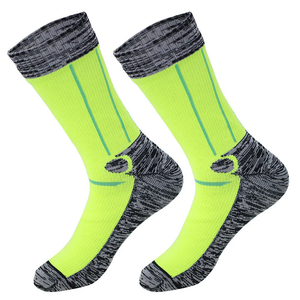 Chaussettes de sport longues en coton mélangé pour hommes, antidérapantes et respirantes, pour la course à pied, la gym et l'entraînement - Product Image 6