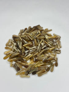 Puntas de Cuerno de Búfalo Blanco Claro, Duraderas y Hechas a Mano, de Alta Calidad, para la Fabricación de Monturas de Gafas, Componentes Naturales para Gafas NHE - Product Image 1