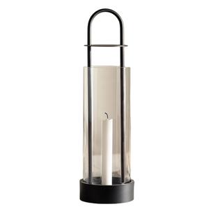 Bougeoir pilier avec verre clair une touche de look royal à votre décor - Product Image 1