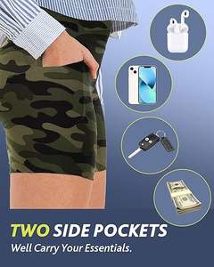 Shorts de fitness pour femmes tendance, à séchage rapide, vêtements de sport, shorts légers - Product Image 3