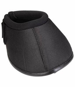 Bottes de transport pour chevaux en cuir synthétique noir, style sport, personnalisées et professionnelles, avec protection des clochettes pour la sécurité des jambes - Product Image 3