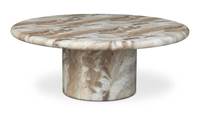 Meubles de décoration intérieure haut de gamme, table en marbre sophistiquée, table basse ronde glamour, table de décoration intérieure moderne, table luxueuse