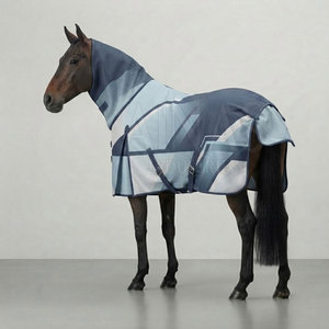 Mantas Premium para Caballos, Impermeables y Transpirables, con Cubrecuello Completo, Correas Ajustables y Tela Resistente al Desgarro - Product Image 3