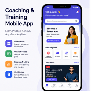 Entreprise de développement d'applications de coaching et de formation de premier plan pour les plateformes d'e-learning, de formation en entreprise et de développement des compétences - Product Image 1