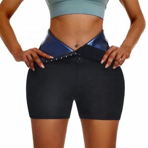 Shorts gainants taille haute <span class=keywords><strong>pour</strong></span> femmes, effet corset amincissant, avec fonction sauna <span class=keywords><strong>pour</strong></span> la perte <span class=keywords><strong>de</strong></span> poids et le yoga - Product Image 2