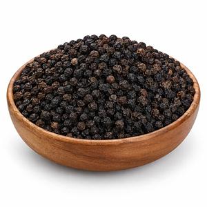 พริกไทยดำอินเดียพรีเมียม 500-550 กรัม เมล็ดพริกไทยดำแห้งธรรมชาติ คุณภาพส่งออก - Product Image 1