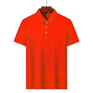Polo à manches courtes pour hommes, 100% coton, original, avec logo brodé personnalisé, séchage rapide, coupe ajustée, US - Product Image 1