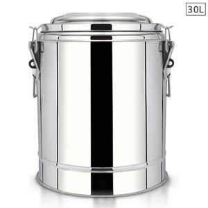 30L Stainless Steel <b>Drink</b> Dispenser Durable Thermal Container for Hot or Cold Beverages Tea Coffee Juice or Water - Product Image 5
