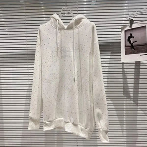 Prix de gros pour les sweats à capuche en strass en stock, sweats à capuche en strass sur mesure, sweats à capuche en strass à vendre - Product Image 6